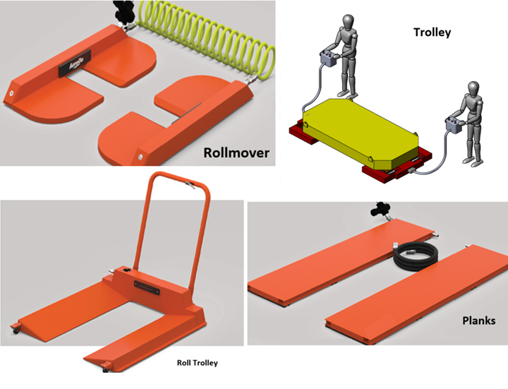 Pneumatic Planks & Trolley 